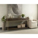 Rebel 63 X 17.75 inch Gold / Charcoal Grey Console Table with Drawers